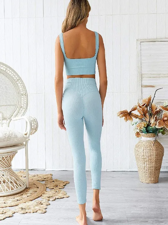 2 piece High-Waisted Sleeveless Set