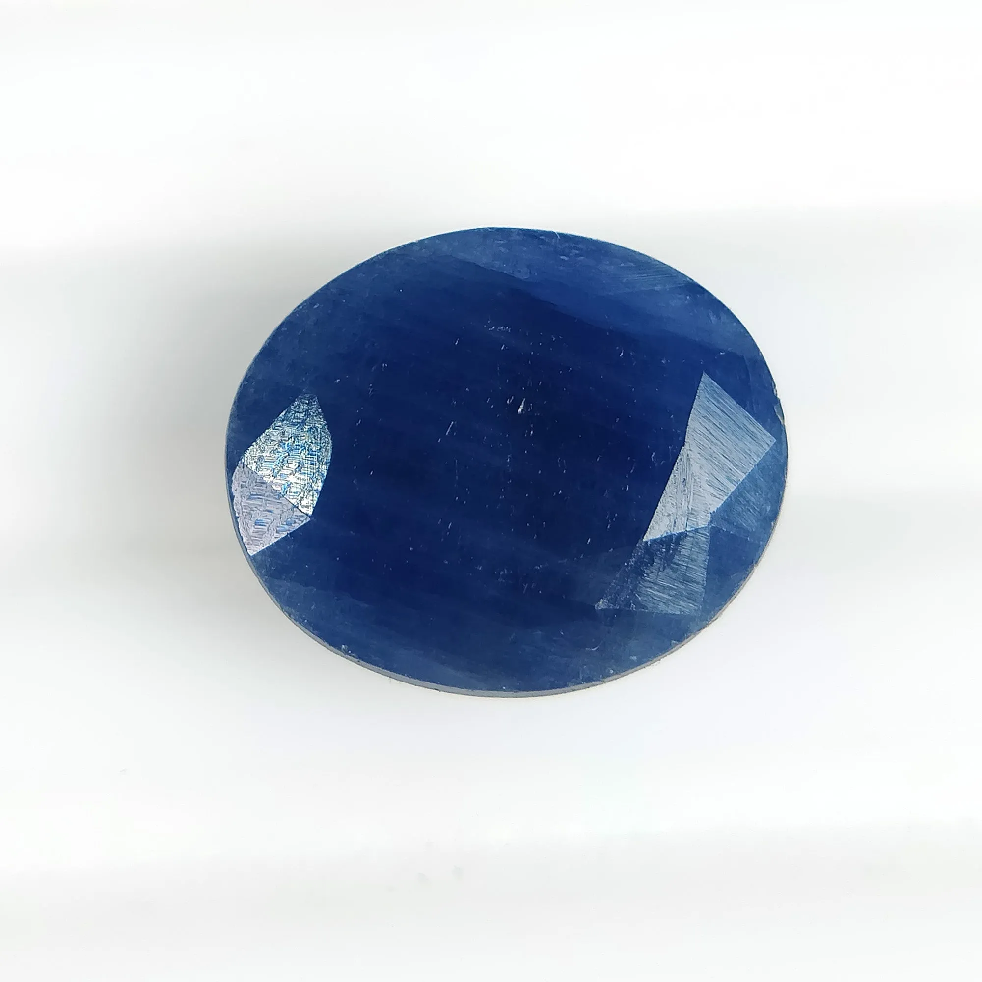 6.06ratti Natural Untreated BLUE SAPPHIRE (NEELAM) Gemstone Rashi Ratan Oval Shape Normal Cut 12*10mm