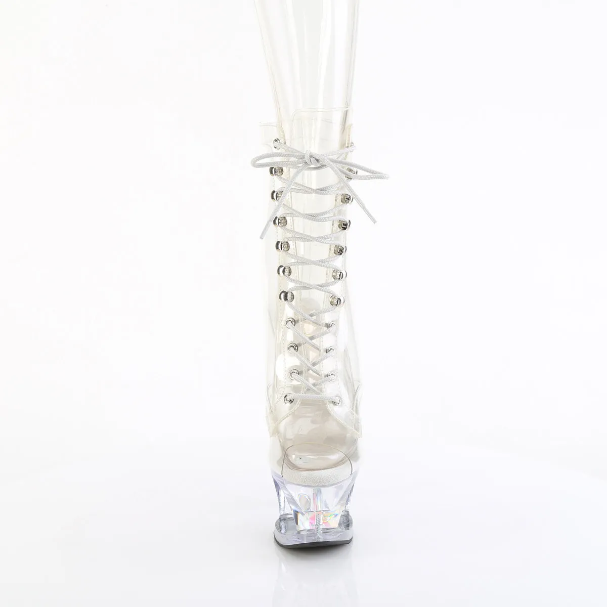 7 Inch Heel MOON-1021C-DIA Clear