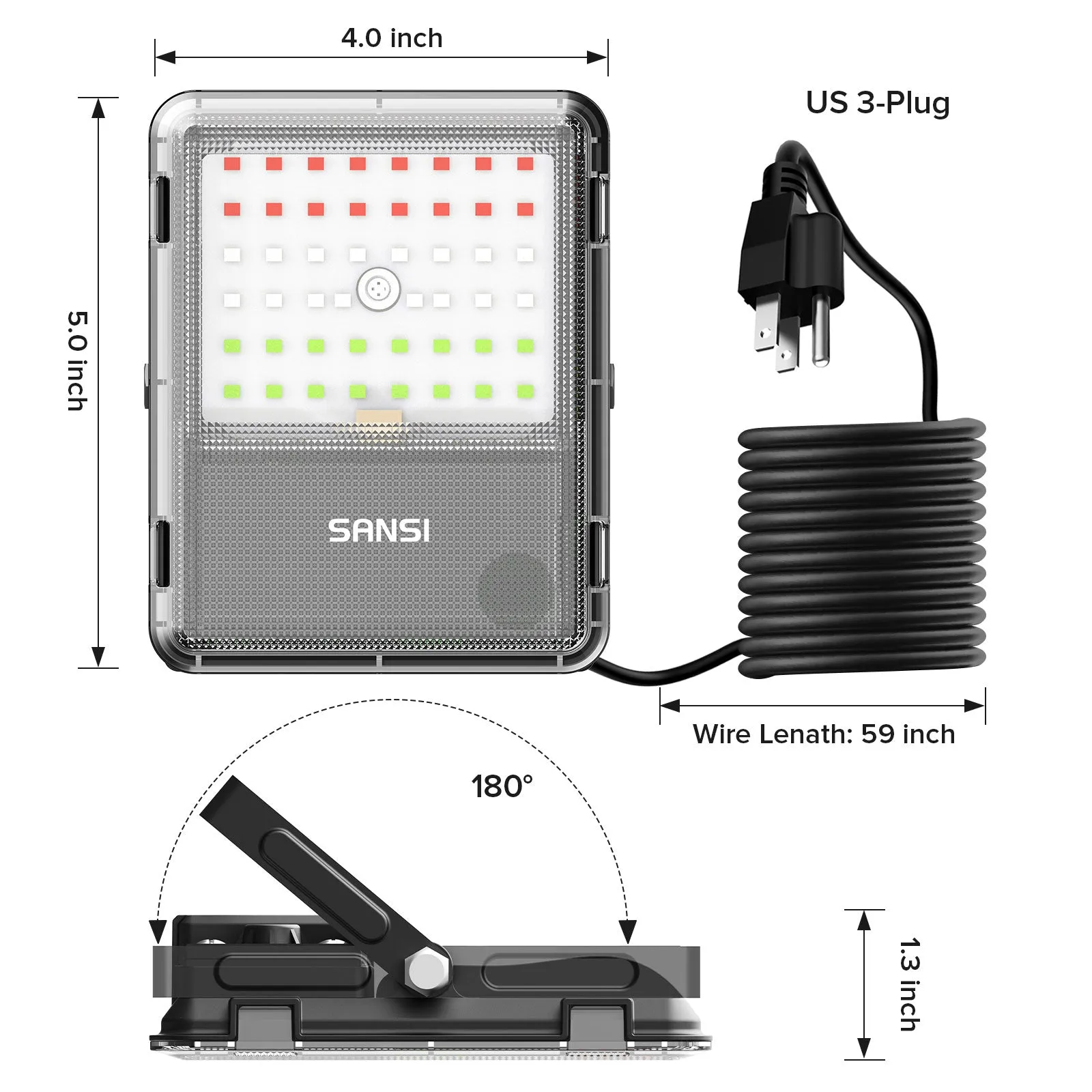 80W RGB Led Flood Light (US ONLY)