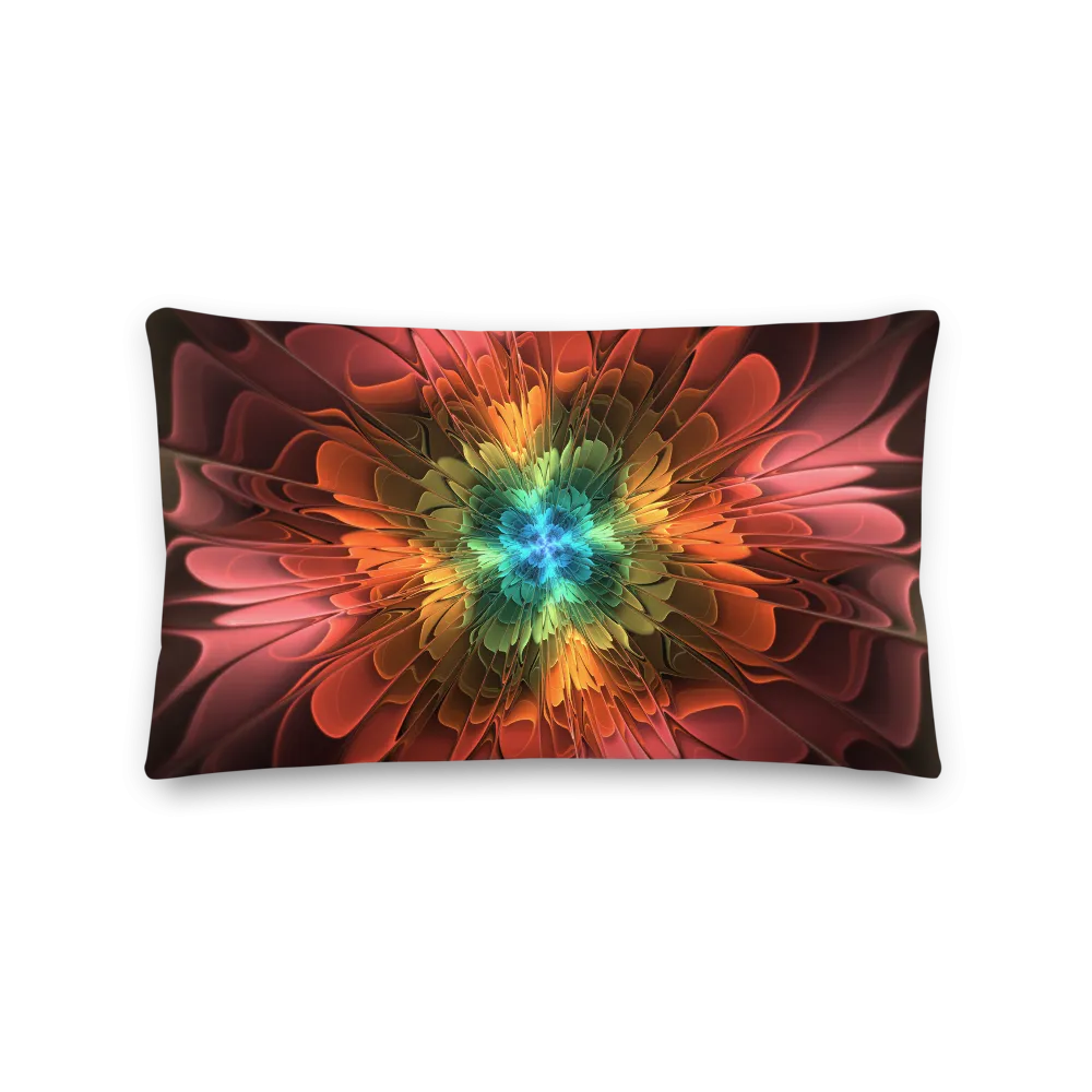 Abstract Flower 03 Rectangle Premium Pillow