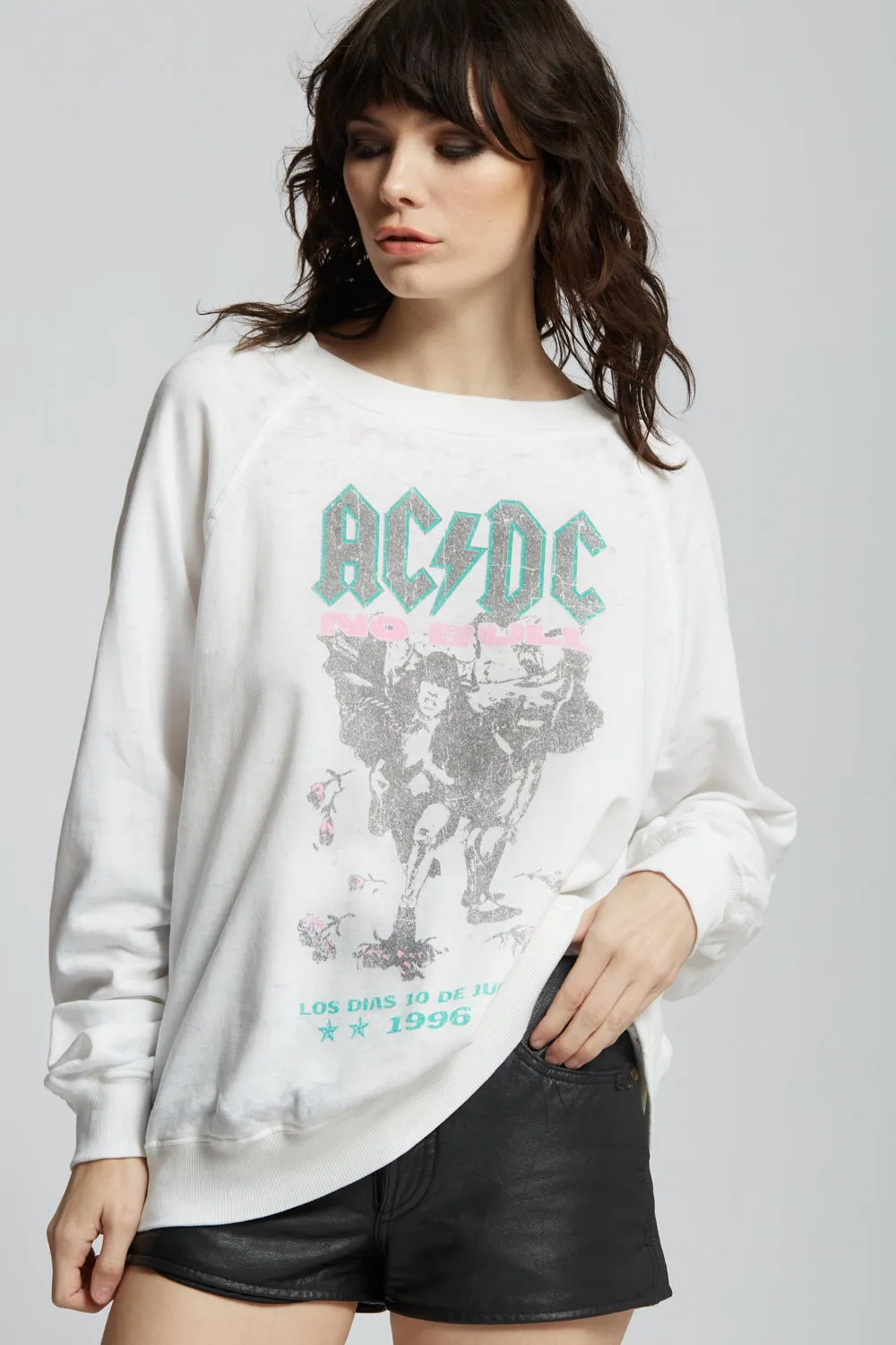 AC/DC No Bull 1996 Tour Sweatshirt by Recycled Karma Brands