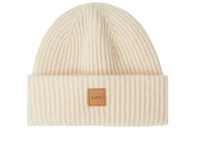 A.P.C. Michele Knit Cap in White