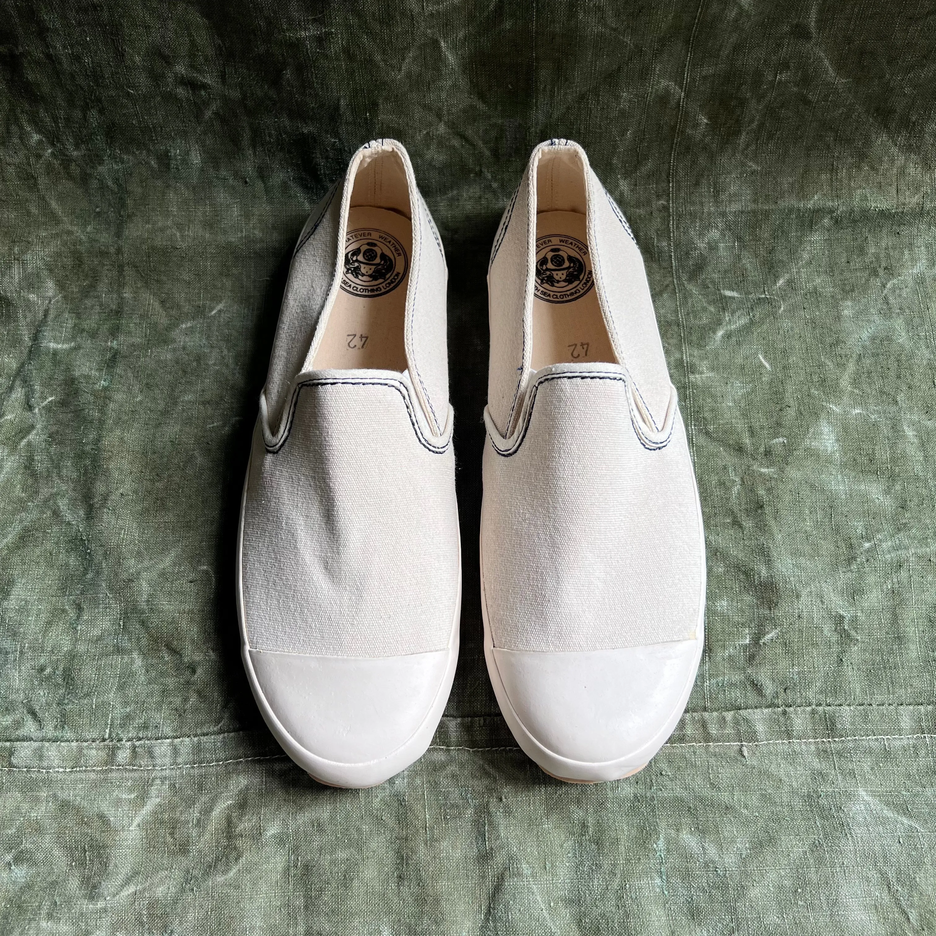 ARCHIVE SALE - MK 1 SLIP-ON, ECRU/ECRU