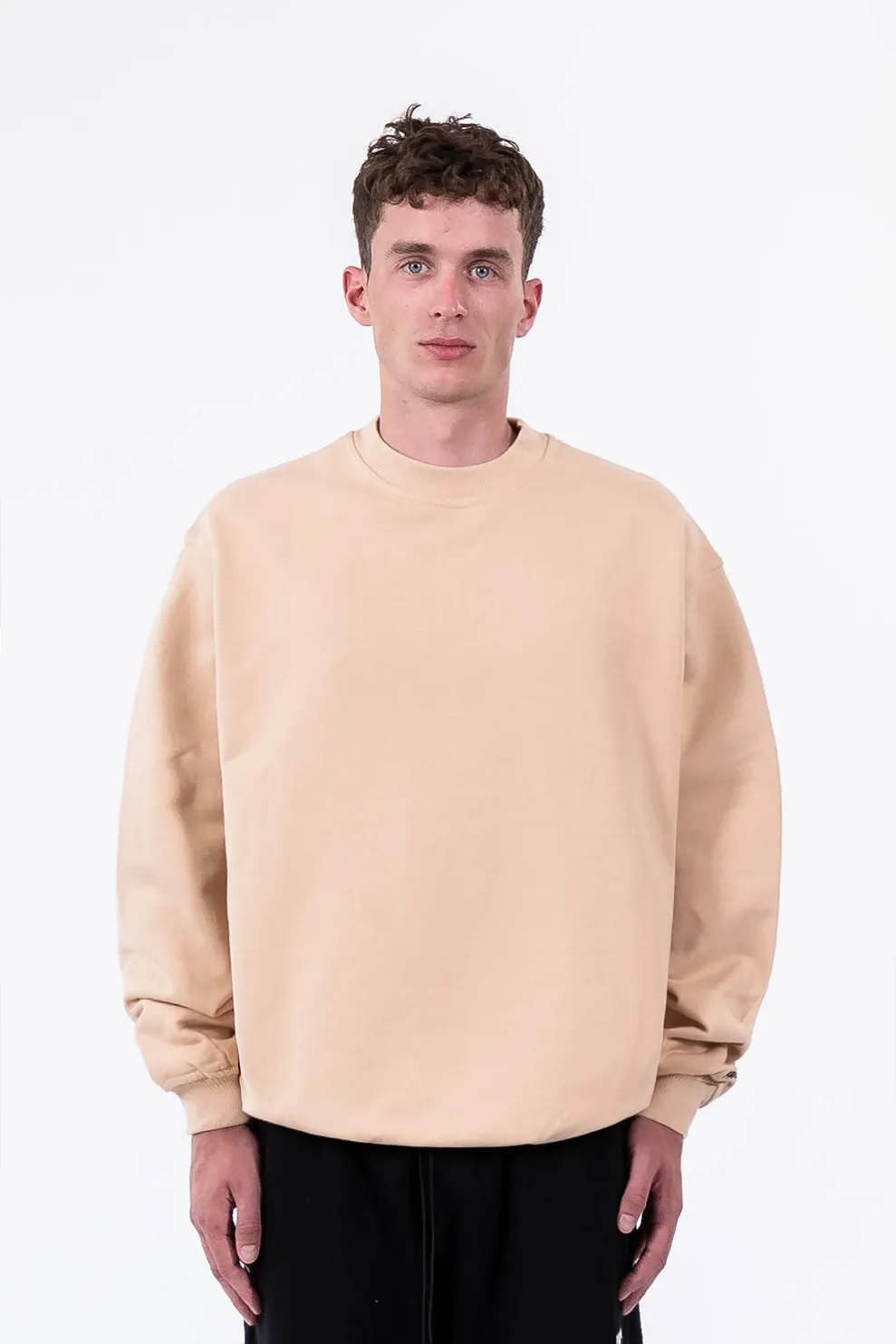 BEIGE CREWNECK