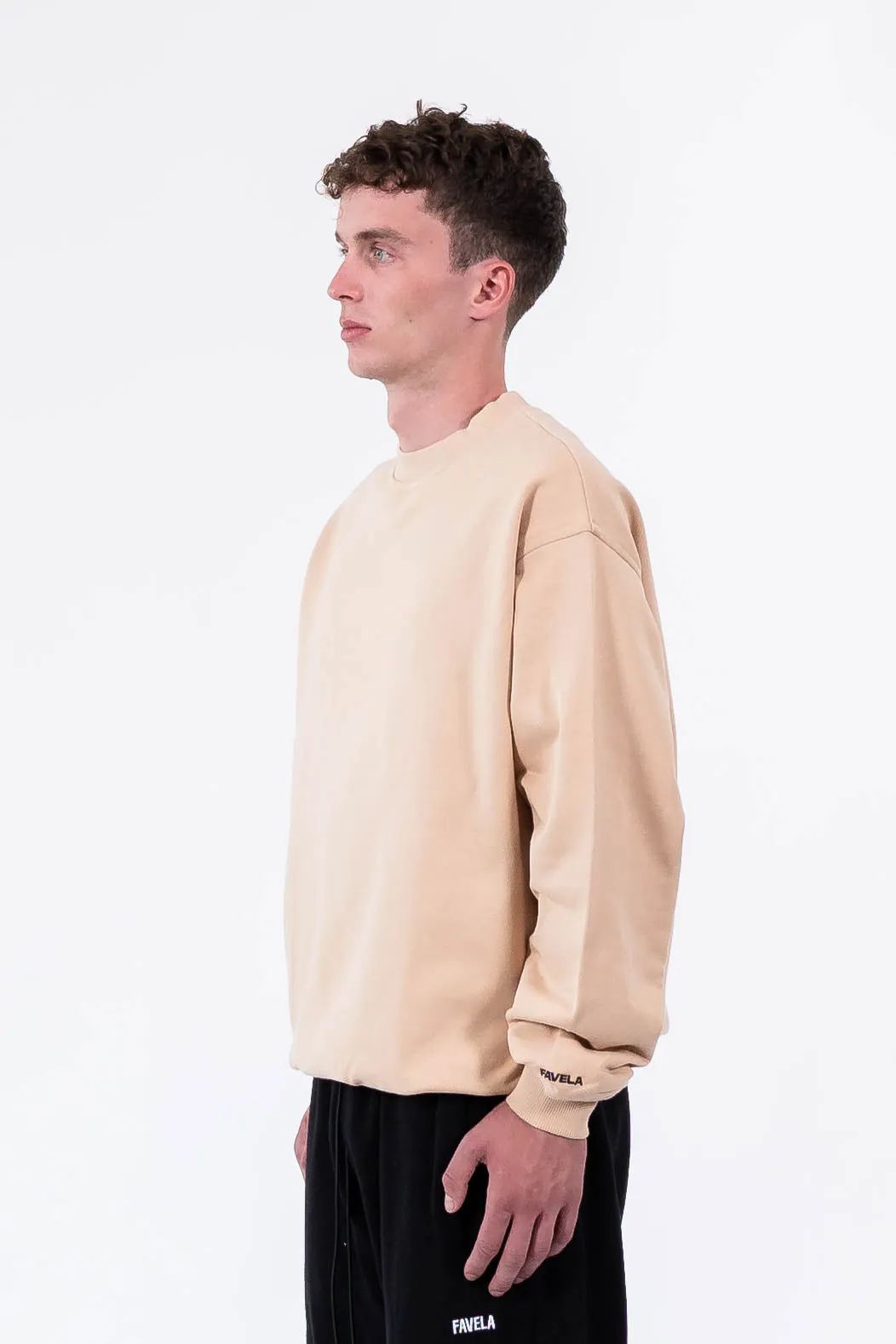 BEIGE CREWNECK