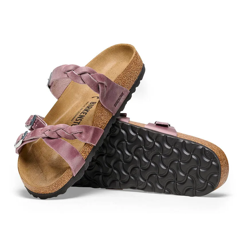 Birkenstock Women's Franca Oiled Leather (Lavender - Regular Fit)