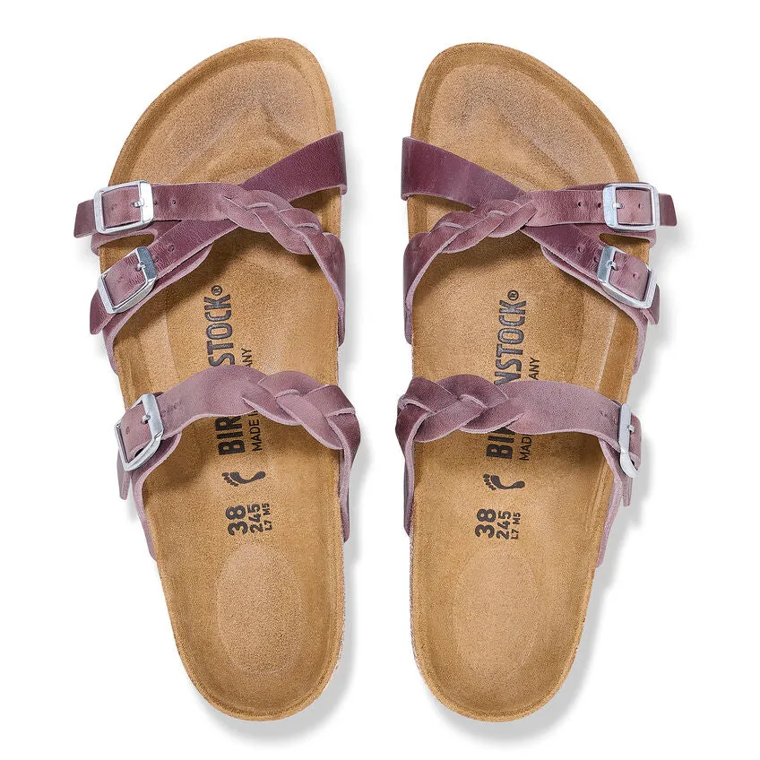 Birkenstock Women's Franca Oiled Leather (Lavender - Regular Fit)