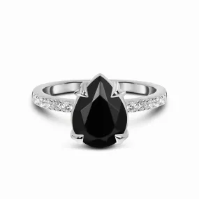 Black Obsidian Ring - Nymph