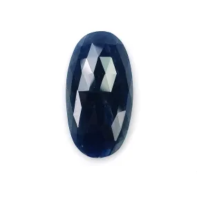 BLUE SAPPHIRE Gemstone Rose Cut : 20.10cts Natural Untreated Unheated Sapphire Oval Shape 21*14mm