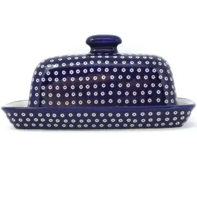 Butter Dish in Blue Elegance