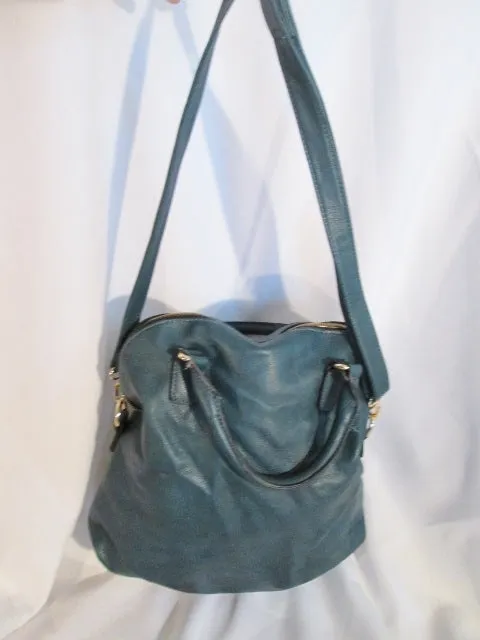 CALL IT SPRING Convertible Vegan Crossbody Shoulder Bag Purse BLUE SEAFOAM Tote