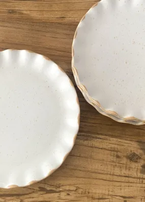 Celia Ceramic Plate - Almond