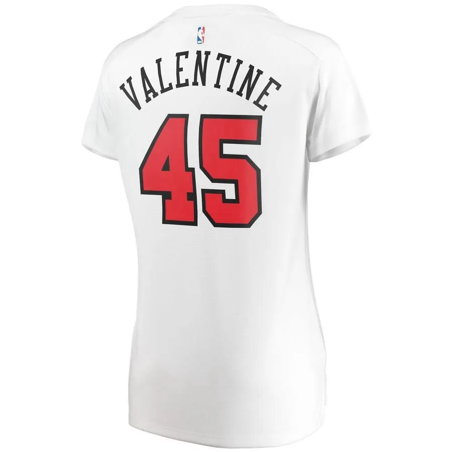 Chicago Bulls Denzel Valentine Fanatics Branded Fast Break Player Association Jersey Womens - White | Ireland L7693P1