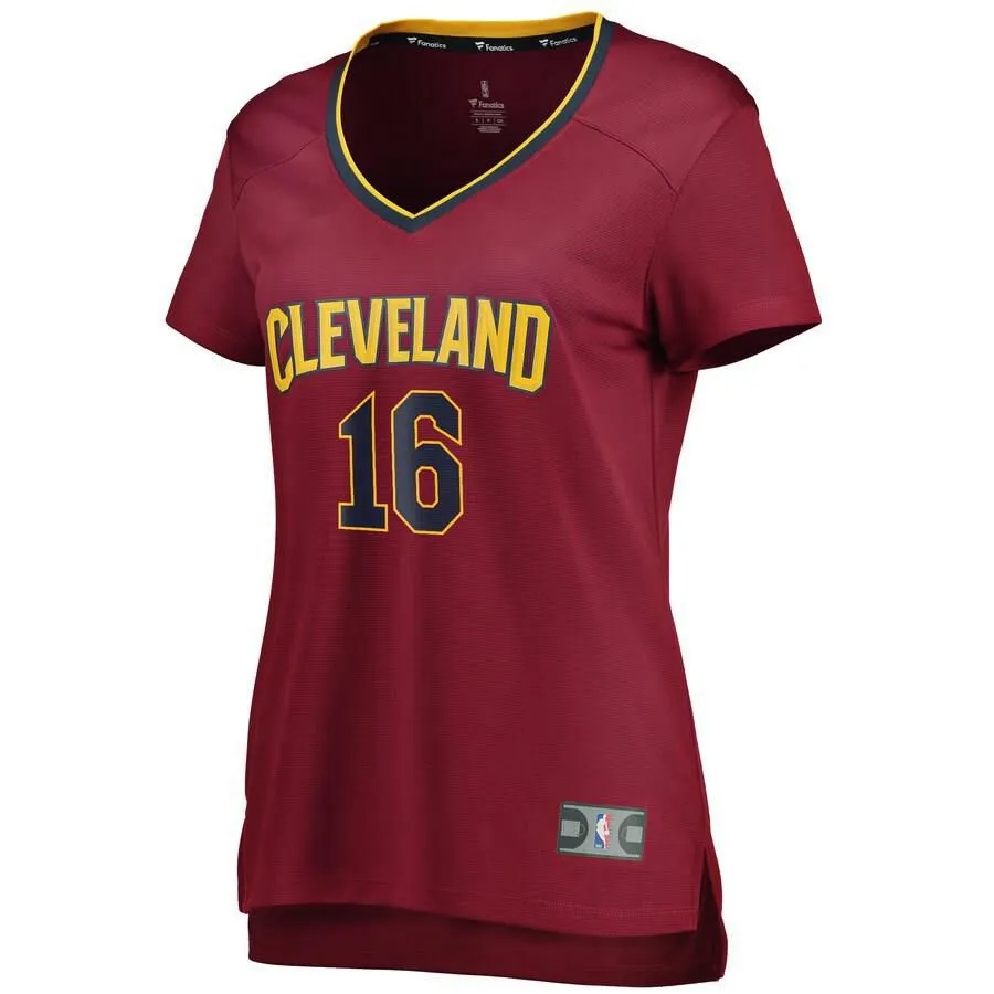 Cleveland Cavaliers Cedi Osman Fanatics Branded Replica Fast Break Player Icon Jersey Womens - Burgundy | Ireland X9648Z8