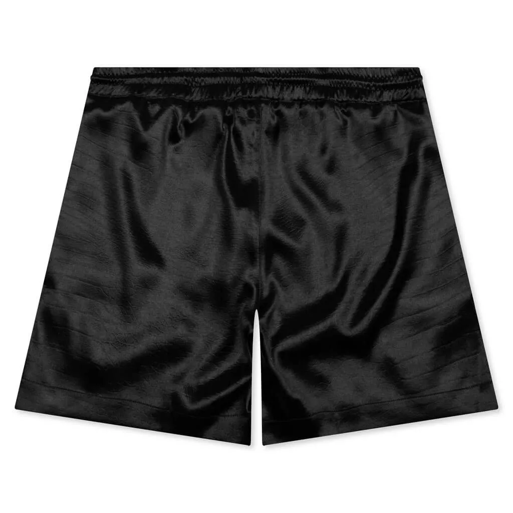 Clyde Shorts - Black Crocodile