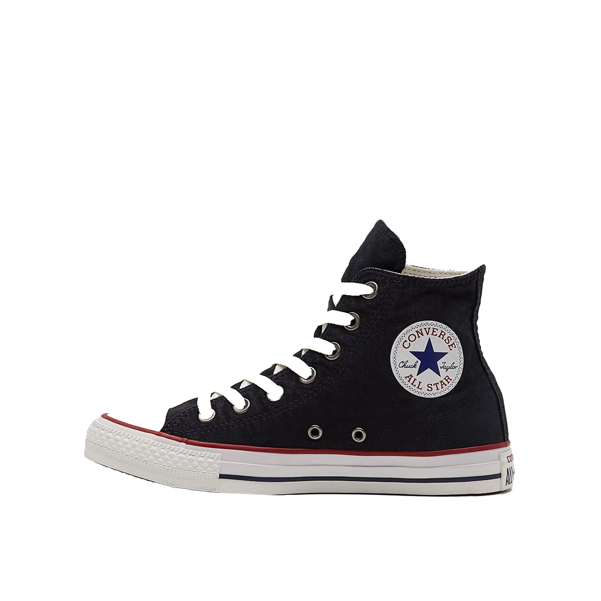 Converse Chuck Taylor All Star Hi Lace-Up Black Canvas Womens Plimsolls 157607C