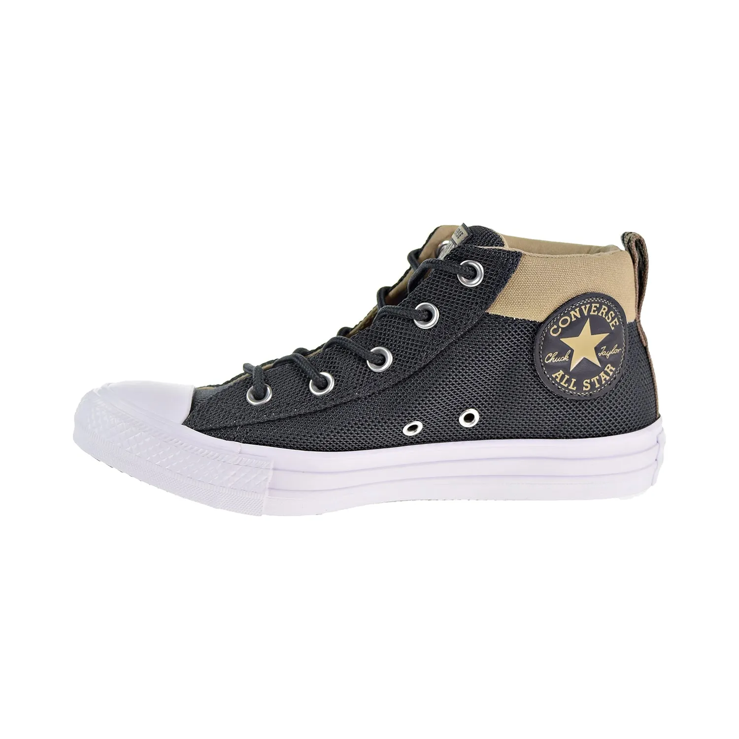 Converse Chuck Taylor All Star Street Mid Big Kids'/Men's Shoes Black/Khaki