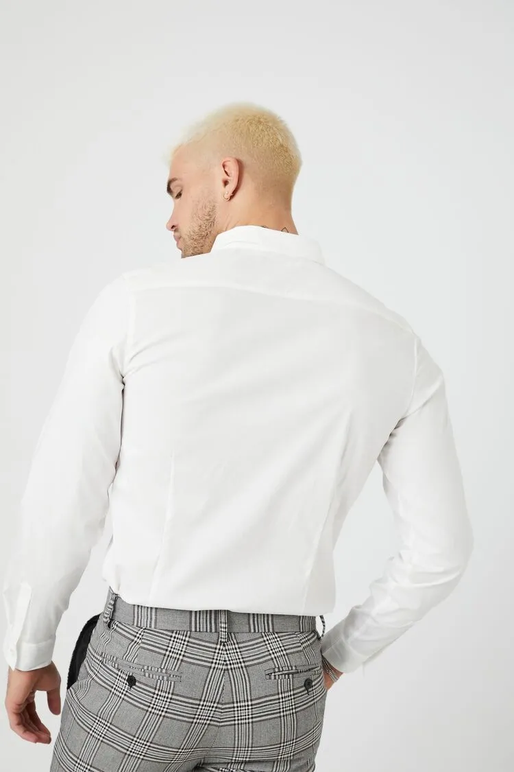 Cotton-Blend Long-Sleeve Shirt