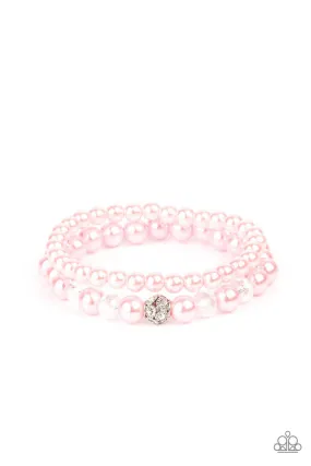 Cotton Candy Dreams Pink Bracelet - Paparazzi Accessories