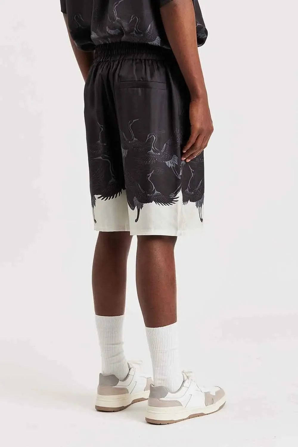 Crane Satin Shorts