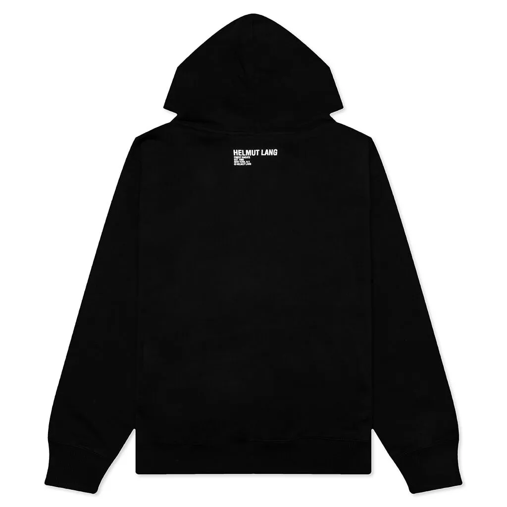 Crumple Hoodie - Black