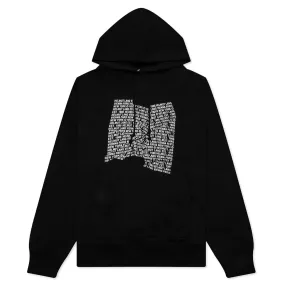 Crumple Hoodie - Black