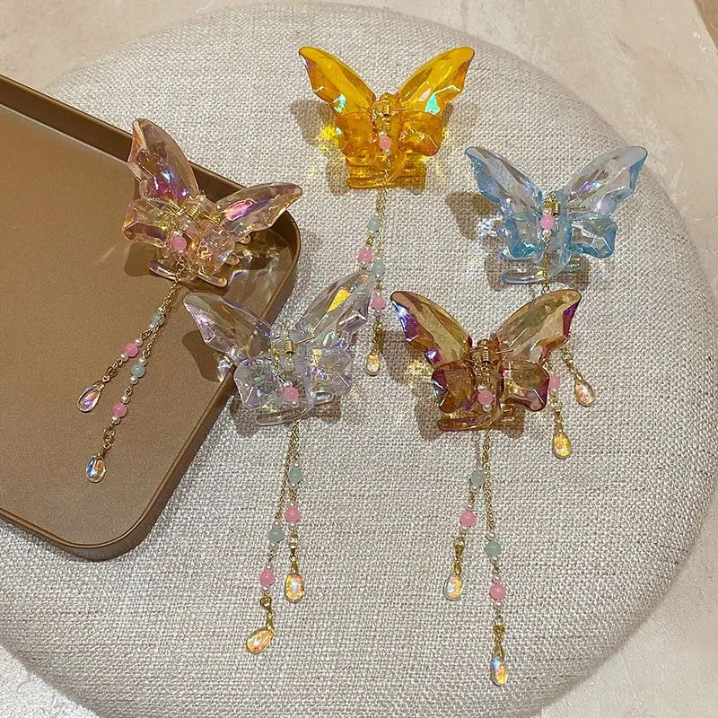 Crystal Butterfly Hair Clip MK18674