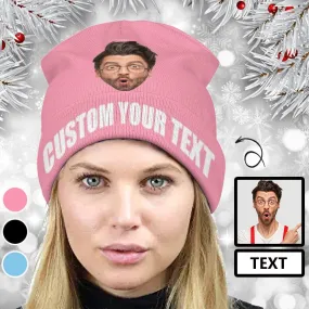 Custom Face&Text Multicolor Unisex All Over Printed Knitted Hat