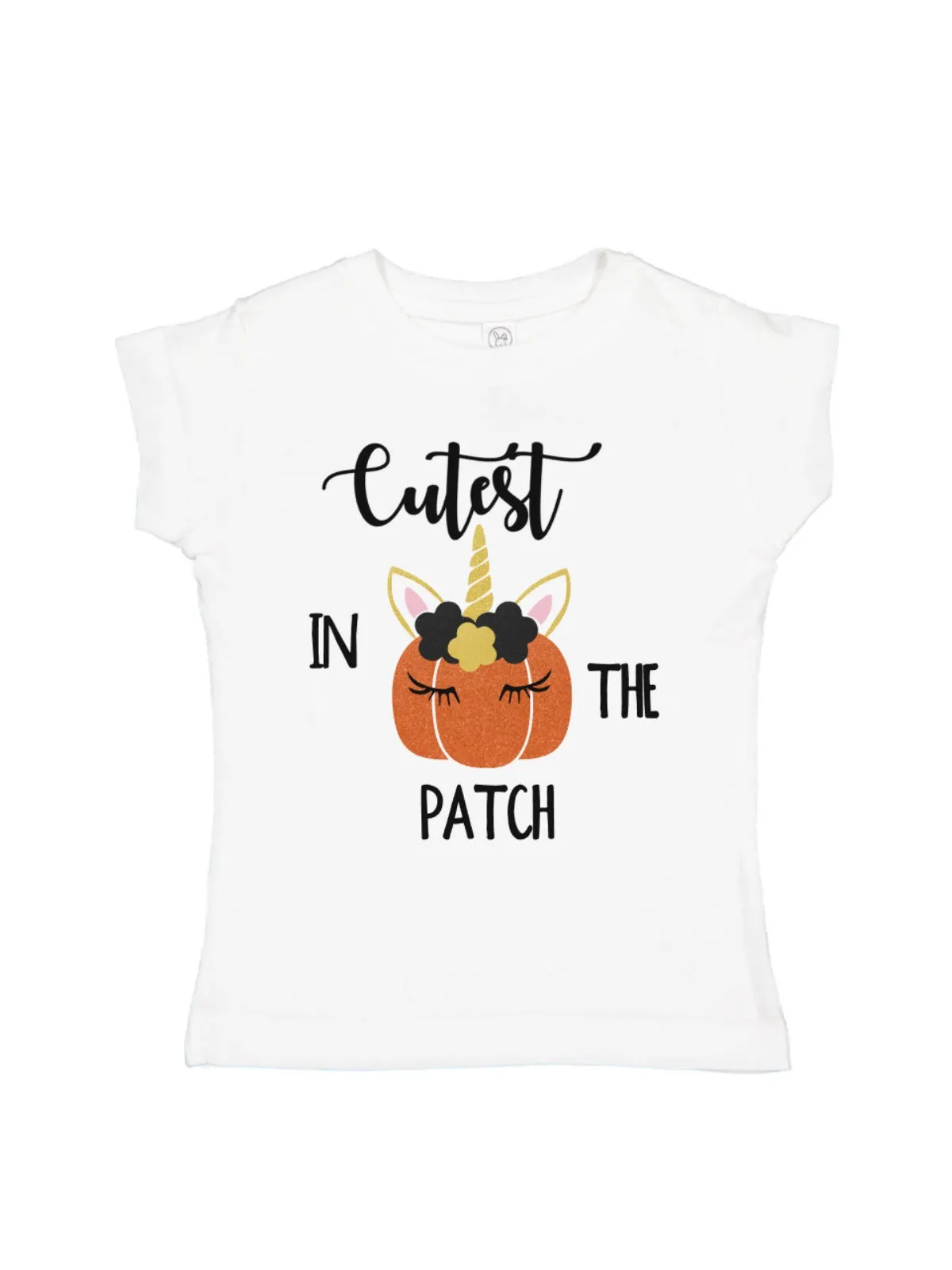 Cutest In The Patch Unicorn Pumpkin Shirt