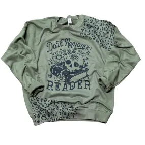 Dark Romance Reader Leopard Print Sweatshirt