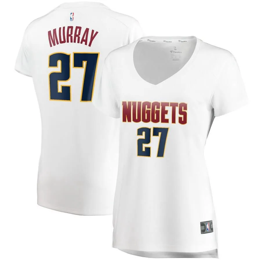 Denver Nuggets Jamal Murray Fanatics Branded Fast Break Player Association Jersey Womens - White | Ireland Z6291K9