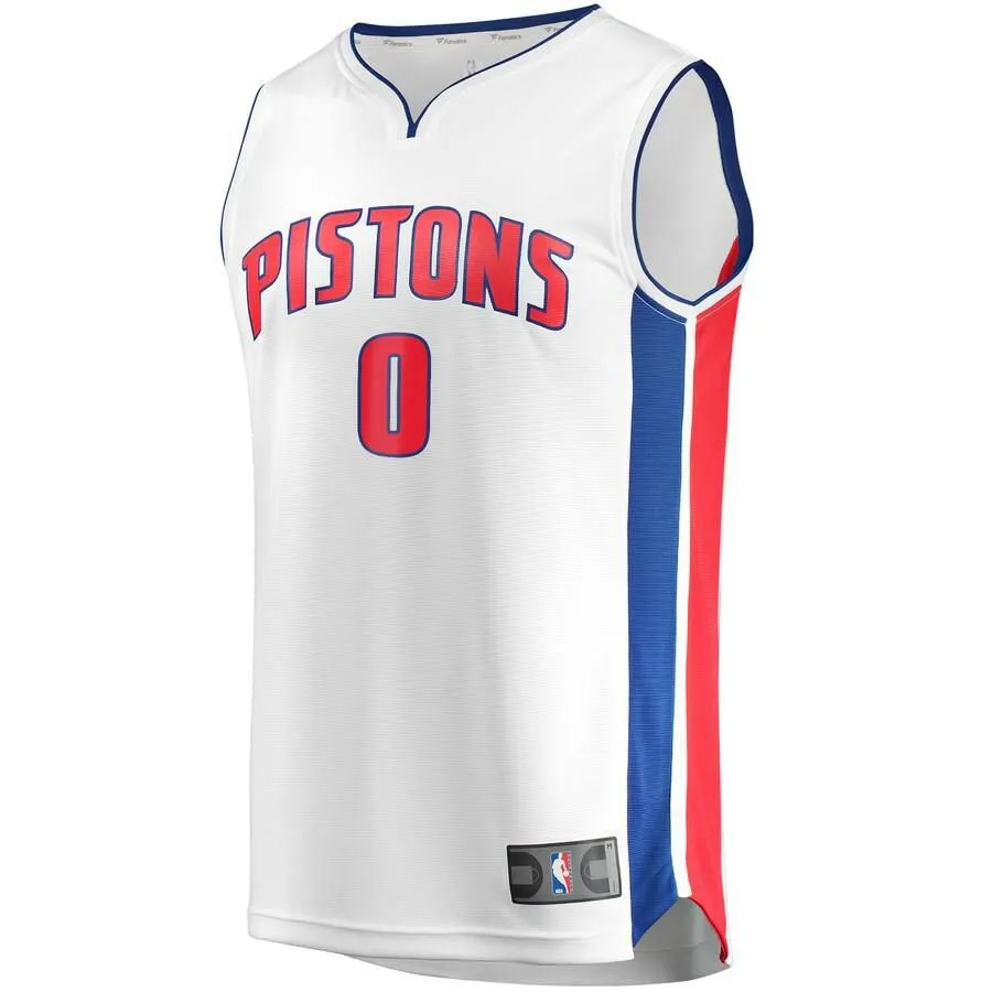 Detroit Pistons Andre Drummond Fanatics Branded Replica Fast Break Player Association Jersey Kids - White | Ireland W1146K8