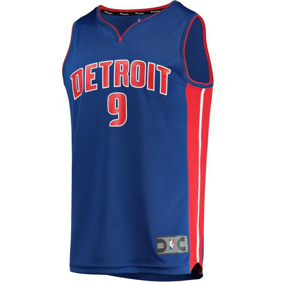 Detroit Pistons Langston Galloway Fanatics Branded Replica Fast Break Icon Jersey Kids - Blue | Ireland C7779V1