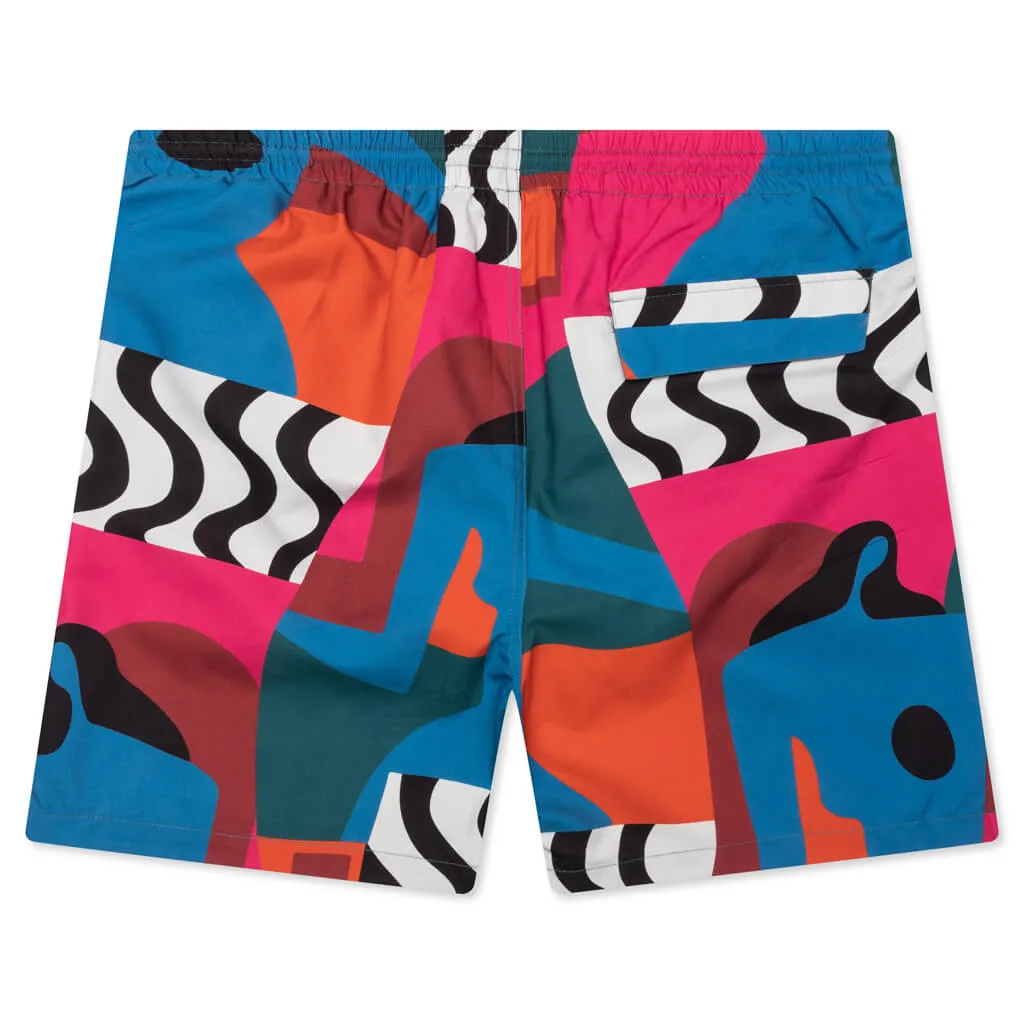 Distorted Water Swim Shorts - Multi