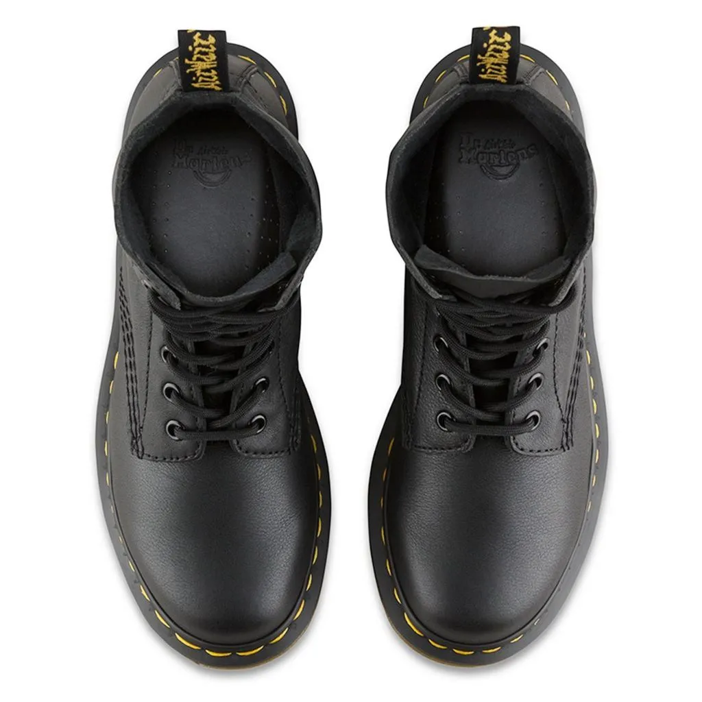 Dr. Martens Pascal 8 Eyelet Virginia Black Womens Boots - UK 5