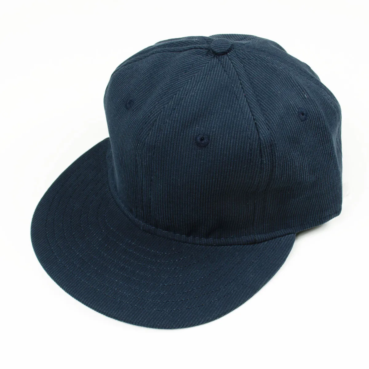 Ebbets - Basic Adjustable Cap - Dark Navy Bedford Cord Cotton