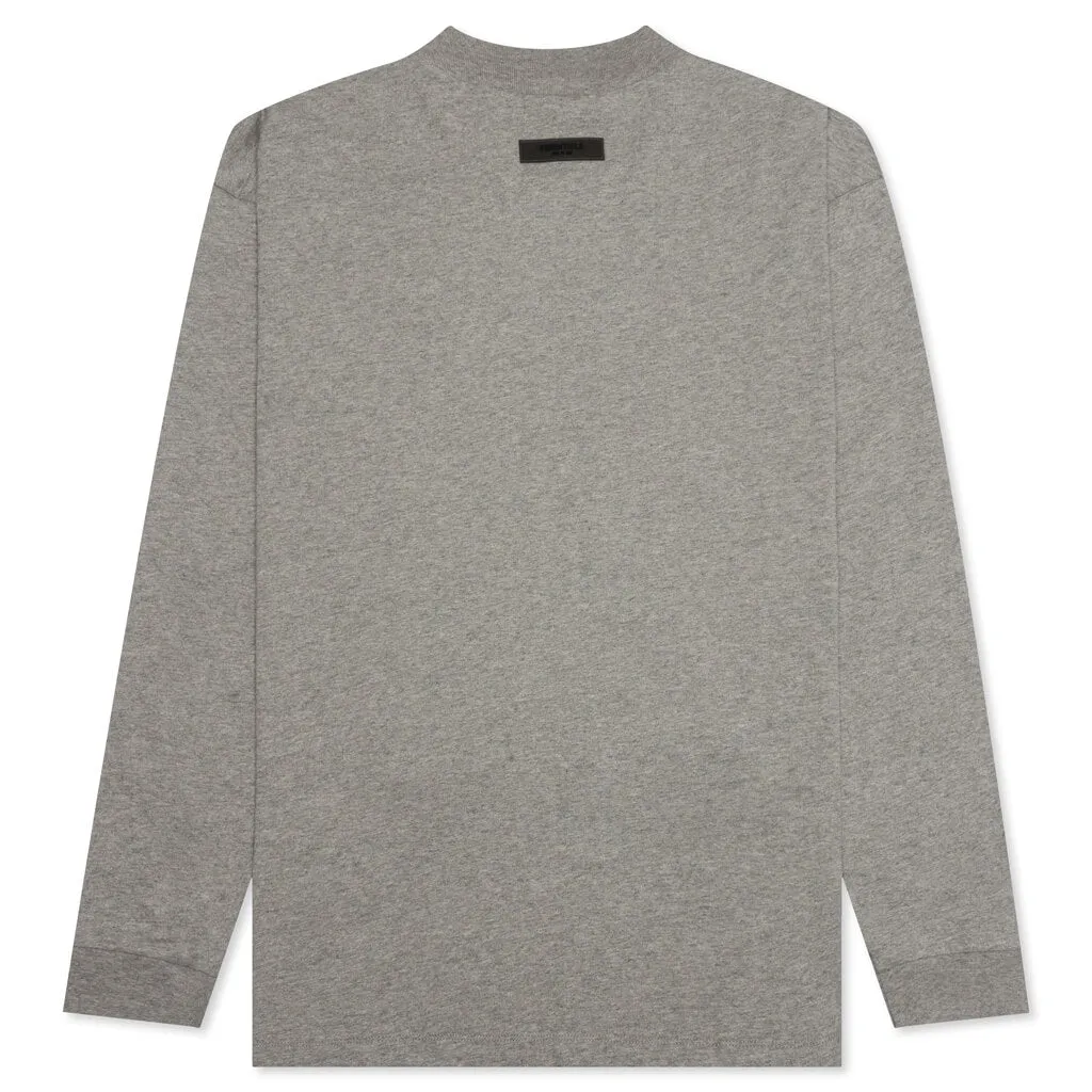 Essentials L/S Tee - Dark Oatmeal