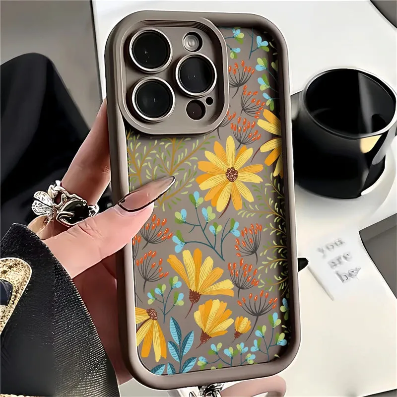 FACPC600 Flower Silicone Cute Phone Case For Huawei Honor 50, 90, 20, 9X Pro, X9, X30, Y9 Prime 2019, and Magic 5 Pro models