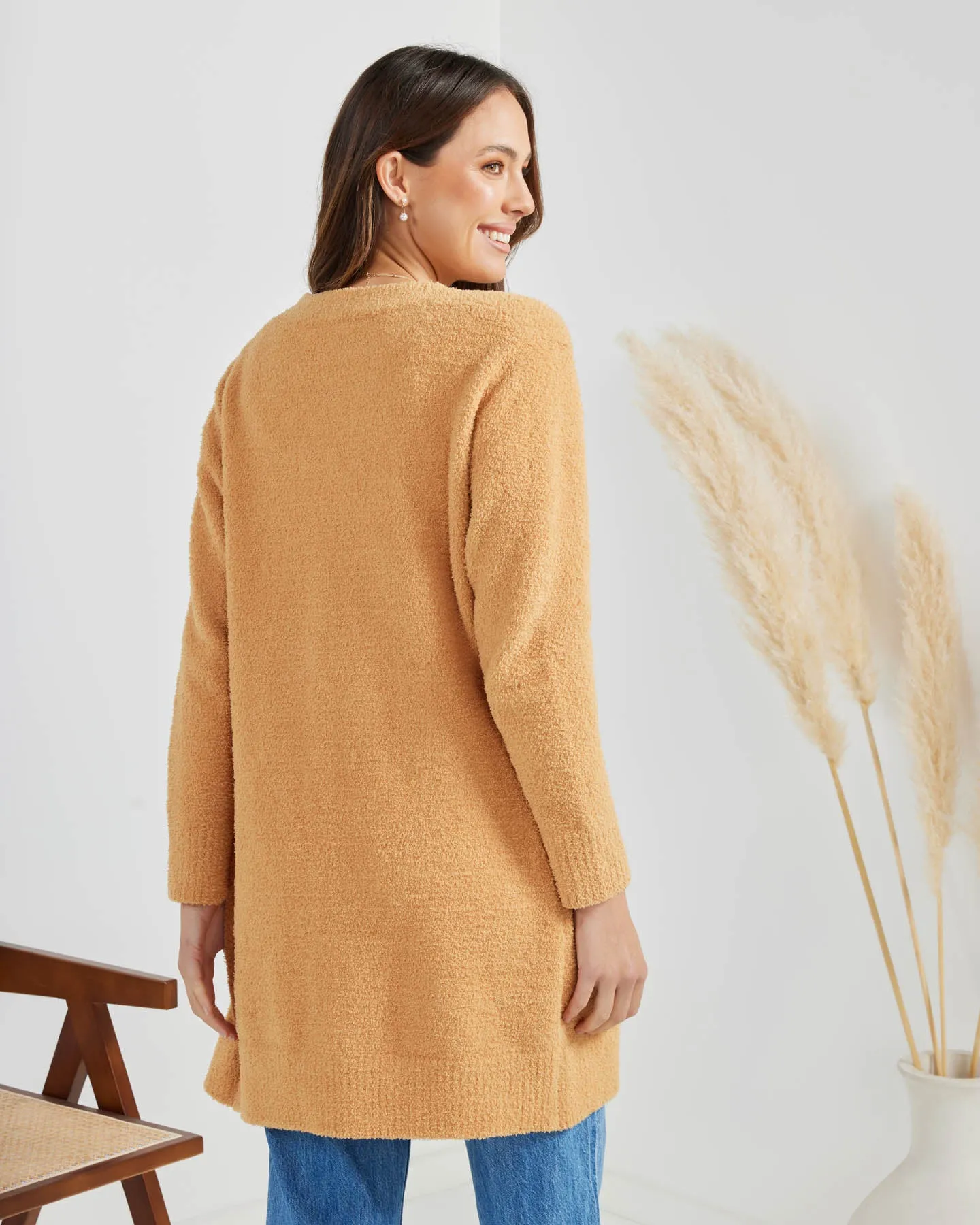 Faith Cardigan-Mustard