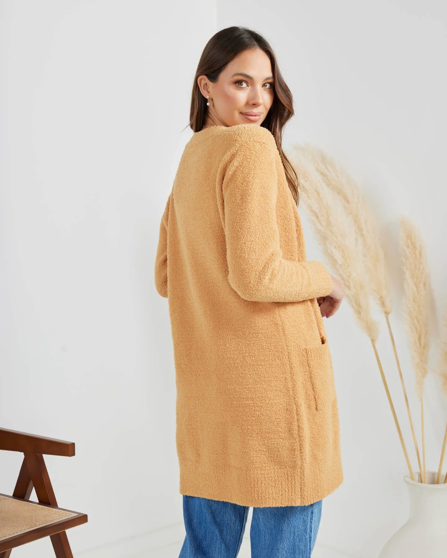 Faith Cardigan-Mustard