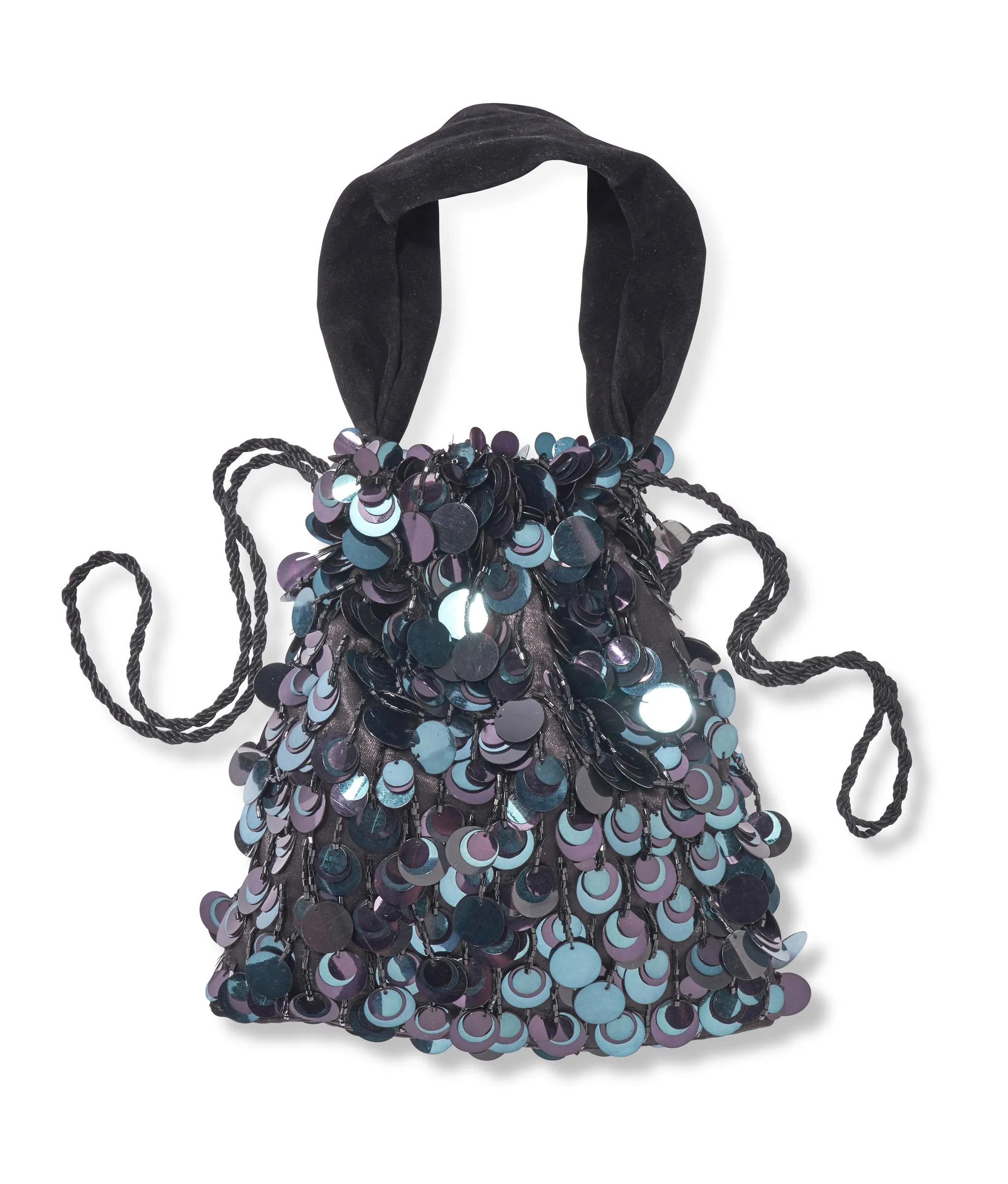 Gala Bag in Dark Peacock Sequin