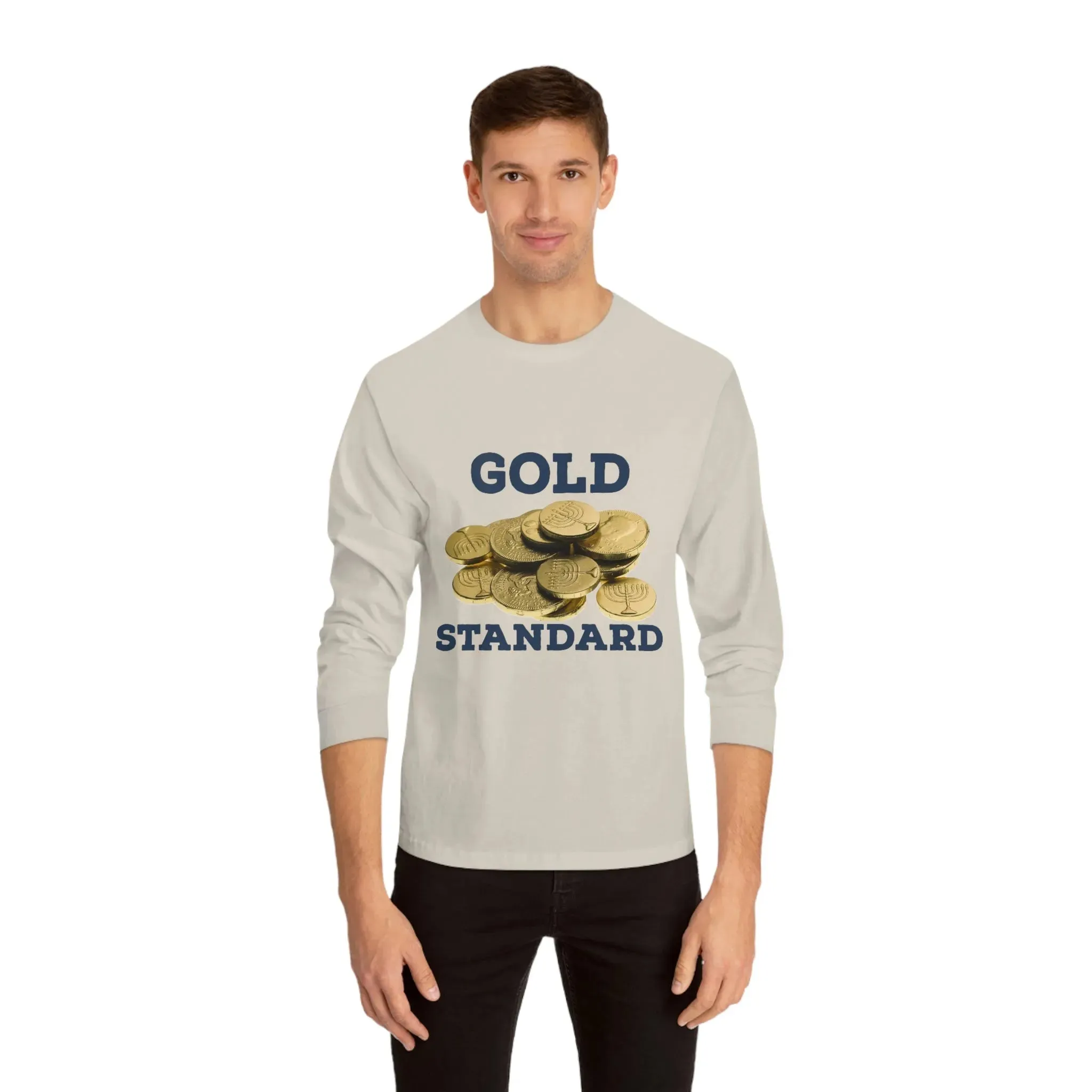 Gold Standard Hanukkah Gelt Unisex Classic Long Sleeve T-Shirt