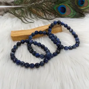 Gorgeous Faceted Sodalite Stretch Bracelet ~