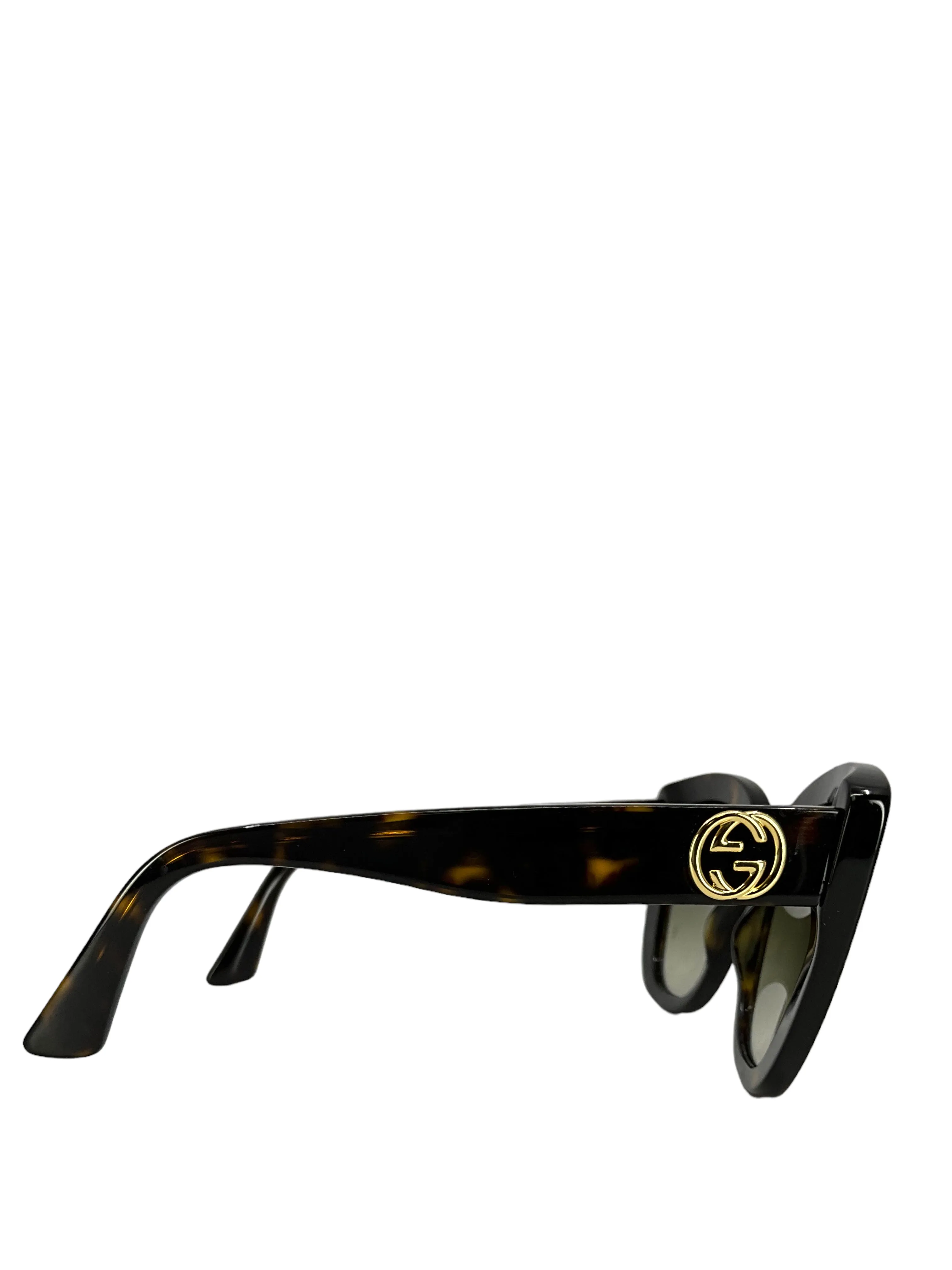 GUCCI GG0327S Tortoise Cat Eye Sunglasses