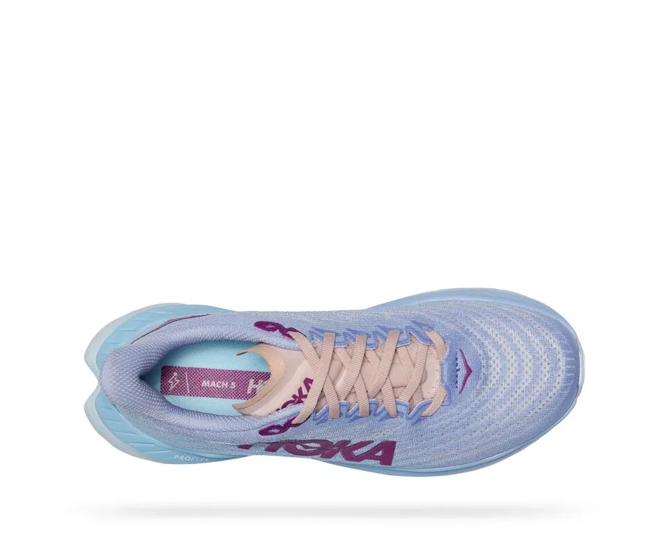 Hoka Women Mach 5 (Pale Blue/ Purple)