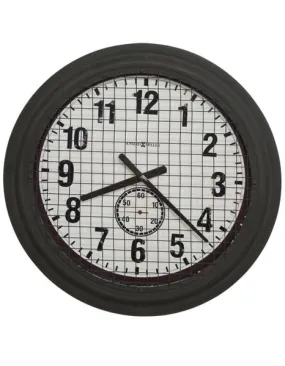 Howard Miller Oversized Grid Iron Works Round Wall Clock