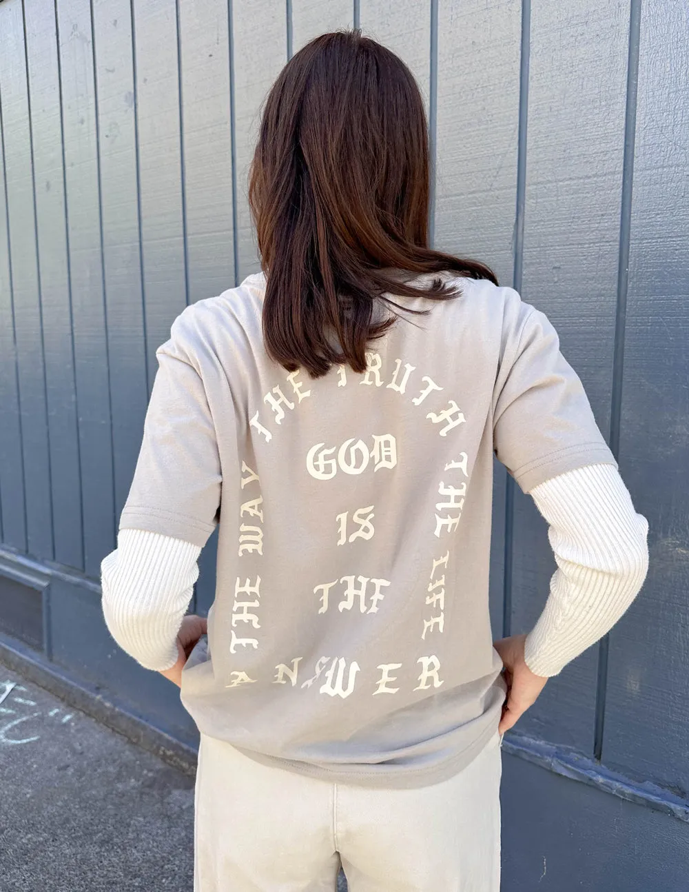 Jesus Saves Grey Unisex Tee