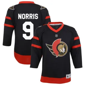 Josh Norris Ottawa Senators Youth Home Replica Jersey - Black