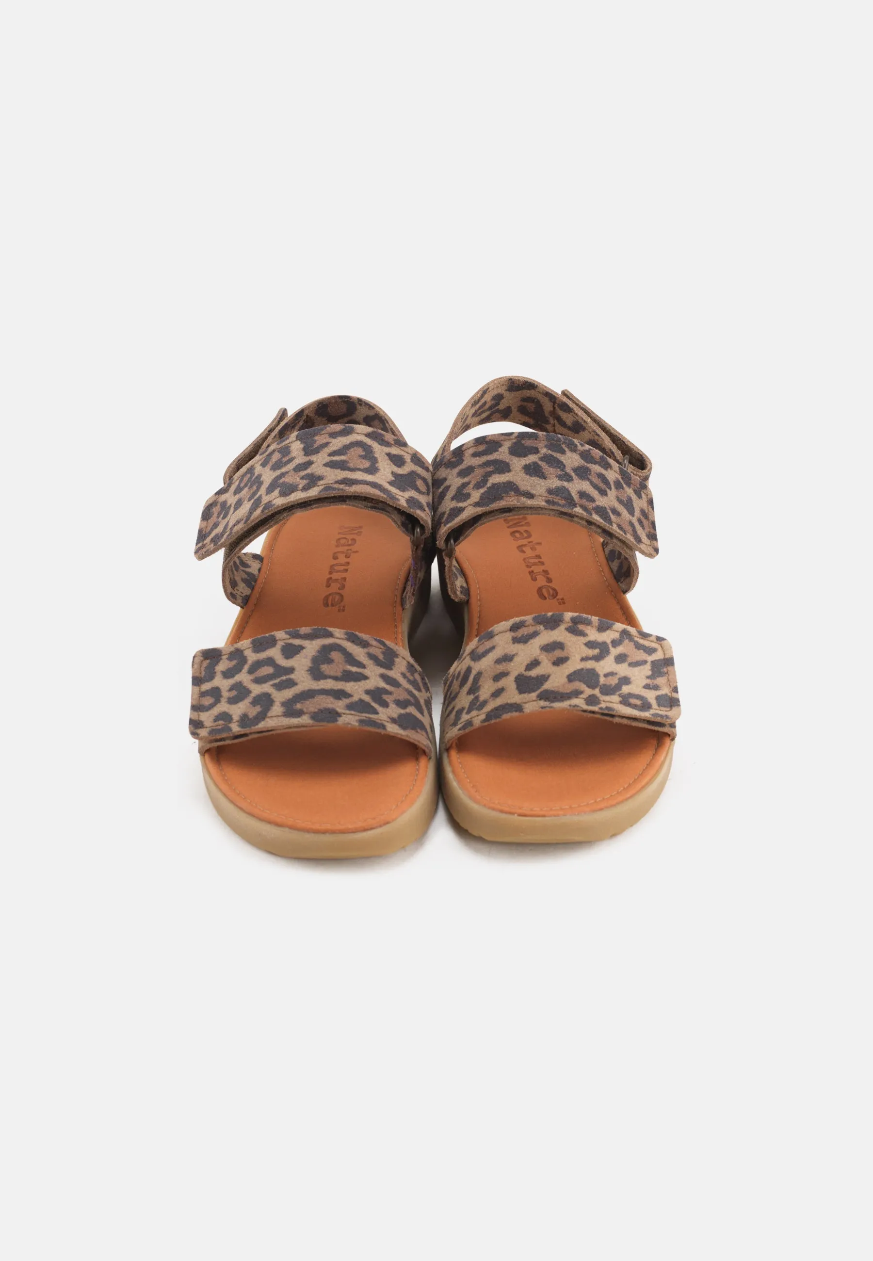 Karen Sandal Suede Print - Leopard